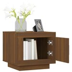 vidaXL Table basse chêne marron 51x50x45 cm bois d'ingénierie
