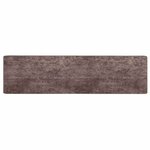 vidaXL Coureur de Tapis MARSA Gris 80 x 400 cm Polyester et PVC