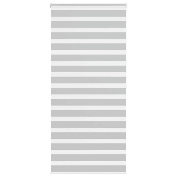 vidaXL Store zèbre gris clair largeur du tissu 105 9 cm polyester