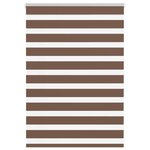 vidaXL Store zèbre marron 100x100 cm largeur du tissu 95 9cm polyester