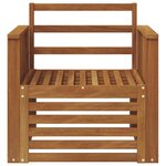 vidaXL Canapé d’extérieur Bois d'Acacia Massif Naturel