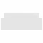 vidaXL Cadre de lit sans matelas blanc 140x200 cm