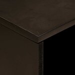 vidaXL Table de chevet avec tiroir Noir et or 50 x 33 x 60 cm