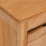 vidaXL Meuble TV 100x30x35 cm bois de teck massif
