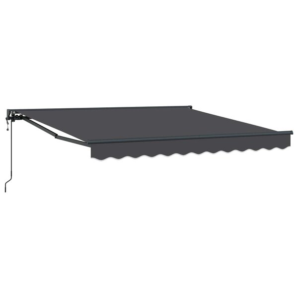 vidaXL Cadre d'auvent Anthracite 350 x 250 cm