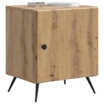 vidaXL Cabinet de chevet Chêne artisanal 43 x 34 5 x 50 cm