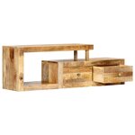 vidaXL Meuble TV 120x30x40 cm Bois massif de manguier