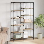 vidaXL Étagère chêne artisanal 100 x 32 x 170 cm Bois d'ingénierie