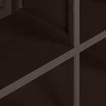 vidaXL Armoire en plastique 79x43x125 cm Design de bois Marron