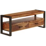 vidaXL Meuble TV 120x35x45 cm Bois solide de Sesham