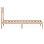 vidaXL Cadre de lit sans matelas bois de pin massif 90x200 cm