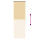 vidaXL Store enrouleur occultant largeur du tissu 50 7 cm polyester