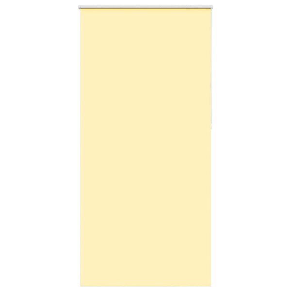 vidaXL Store enrouleur occultant jaune largeur du tissu 95 7 cm