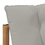 vidaXL Canapé d'angle extérieur Bois d'Acacia Massif Naturel