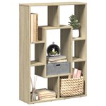 vidaXL Bibliothèque chêne sonoma 63x20x90 cm bois d'ingénierie