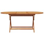 vidaXL Ensemble à manger de jardin 7 Pièces beige tissu et bois massif