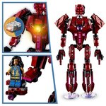LEGO 76155 Marvel Les Éternels Dans l'Ombre d'Arishem, Kit de Construction Super-Héros pour Enfants des 7 ans