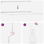 vidaXL Auvent Blanc 6 x 3 m Métal