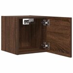 vidaXL Meubles TV muraux 2 Pièces Chêne marron 30 5x30x30 cm