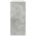 vidaXL Buffet avec tiroirs et portes gris béton 70 5x34x74 5 cm