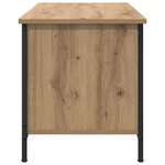 vidaXL Meuble TV chêne artisanal 100 x 40 x 45 cm Bois d'ingénierie