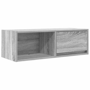 vidaXL Meuble TV sonoma gris 80x31x25 5 cm bois d'ingénierie
