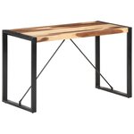 vidaXL Table à manger 120x60x75 cm Bois massif