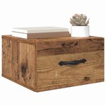 vidaXL Cabinet de chevet Bois ancien 35 x 35 x 20 cm Bois d'ingénierie