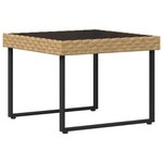 vidaXL Ensemble de canapé de jardin avec coussin 2 Pièces Naturel