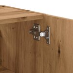 vidaXL Armoire murale chêne artisanal 60x31x60 cm bois d'ingénierie
