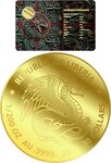 Pièce de monnaie en Or 30 Dollars g 0.155 (1/200 oz) Millésime 2026 MAYA DRAGON 1/200 (PRÉCOMMANDE)