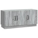 vidaXL Meuble TV Sonoma gris 99 x 34 5 x 47 cm Bois d'ingénierie