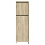 vidaXL Ensemble de meubles de salle de bain 4 Pièces chêne sonoma