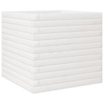 vidaXL Jardinière blanc 50x50x45 5 cm bois de pin massif
