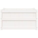 vidaXL Jardinière blanc 90x50x50 cm bois de pin massif