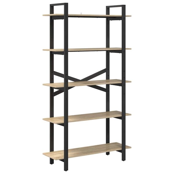 vidaXL Étagère Chêne Sonoma 100 x 33 5 x 178 cm Bois d'ingénierie