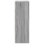 vidaXL Buffet avec LED sonoma gris 77x34x100 cm bois d'ingénierie