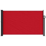 vidaXL Auvent latéral rétractable rouge 120x600 cm
