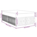 vidaXL Sommier à lattes de lit avec matelas vert foncé 120x190 cm