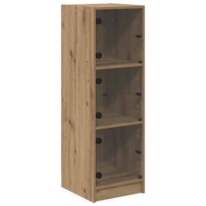 vidaXL Haut Armoire Chêne artisanal 35 x 37 x 109 cm Bois d'ingénierie