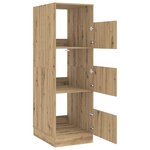 vidaXL Armoire à Laver avec stockage Chêne artisanal Bois d'ingénierie
