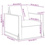 vidaXL Ensemble de Canapés 2 Pièces Vert foncé 228 x 78 x 80 cm Velours