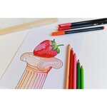 Etui de 24 Crayons de Couleur Triangulaire Intensity Assortis BIC