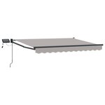 vidaXL Store rétractable manuel avec LEDs 3 x 2 5 m