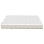 vidaXL Matelas à ressorts ensachés Crème 180x200x20 cm Medium Ferme Tissu