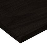 vidaXL Marches d'escalier 16 Pièces marron foncé 110x25x2 cm chêne massif