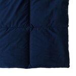 vidaXL Duvet complet toute l'année 240 x 260 cm 4 saisons Bleu foncé