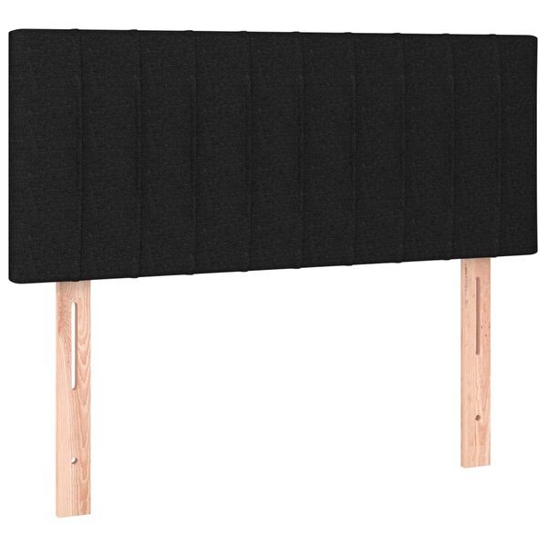 vidaXL Tête de lit Noir 80x5x78/88 cm Tissu