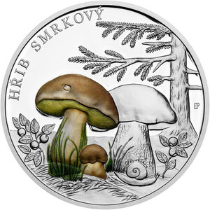 Monnaie PORCINI Mushrooms Colored 1 Oz Argent 1$ Niue 2026 (PRÉCOMMANDE)