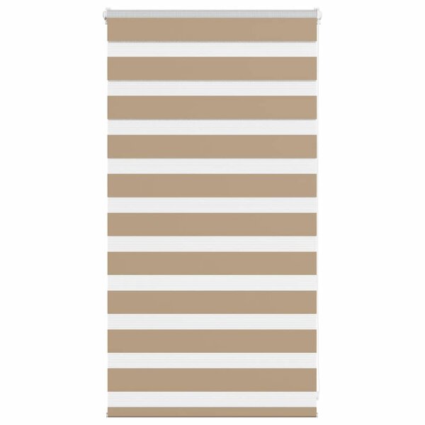 vidaXL Store zèbre marron sable largeur du tissu 70 9 cm polyester